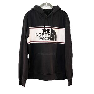The North Face Edge to Edge Pullover Hoodie Half Dome Logo Stripe Men's Size S